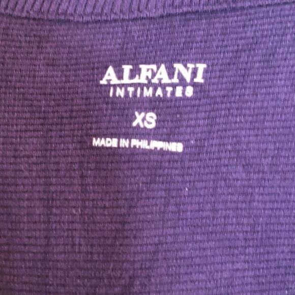 Alfani Women's Ribbed Pajama Set navy xs - Picture 4 of 12